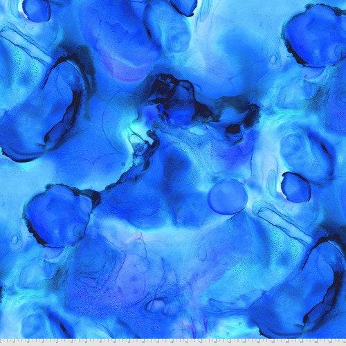 Tim Holtz, Blue Marble Fabric, Alchemy, Eclectic Elements, FreeSpirit Fabrics