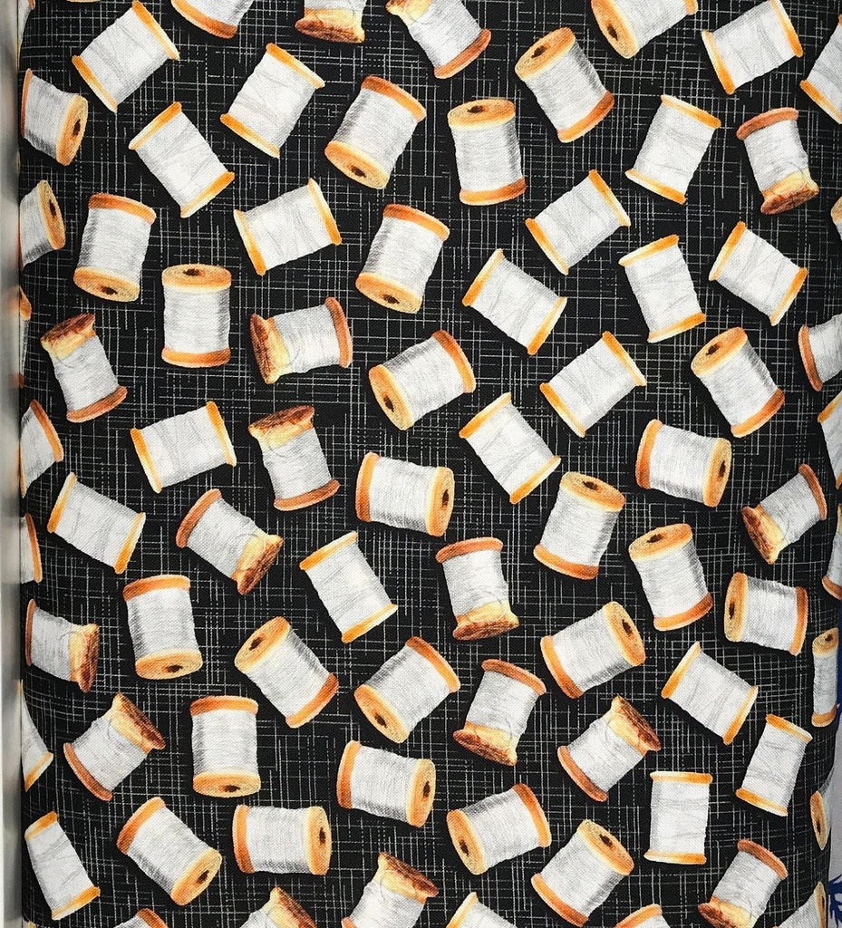 Vintage Spools, Sewing Fabric, Aimee Stewart, Robert Kaufman
