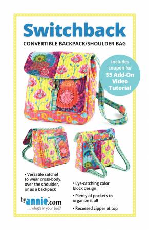 Switchback, Convertible Backpack/Shoulder Bag, by Annie
