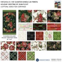 Holiday Greetings Fat Quarter Bundle, 20pcs, Windham Fabrics