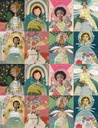 Angel Collage Panel Multi, A Heart Led Life, Kelly Rae Roberts, Benartex Fabrics