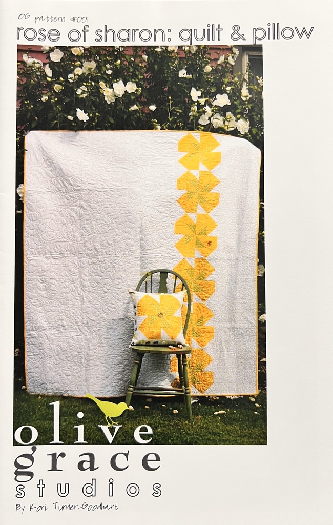 Rose of Sharon Quilt & Pillow, Kori Turner-Goodhart