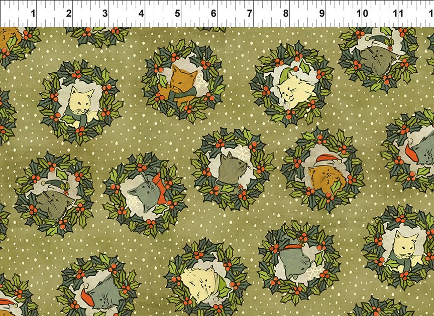 Christmas Cats, Wreath Cats, In The Beginning, Jason Yenter