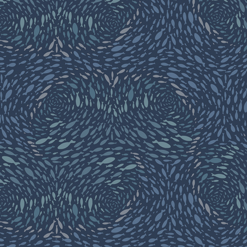 Saltwater Stream Fade in Knit, Maureen Cracknell, Art Gallery Fabrics