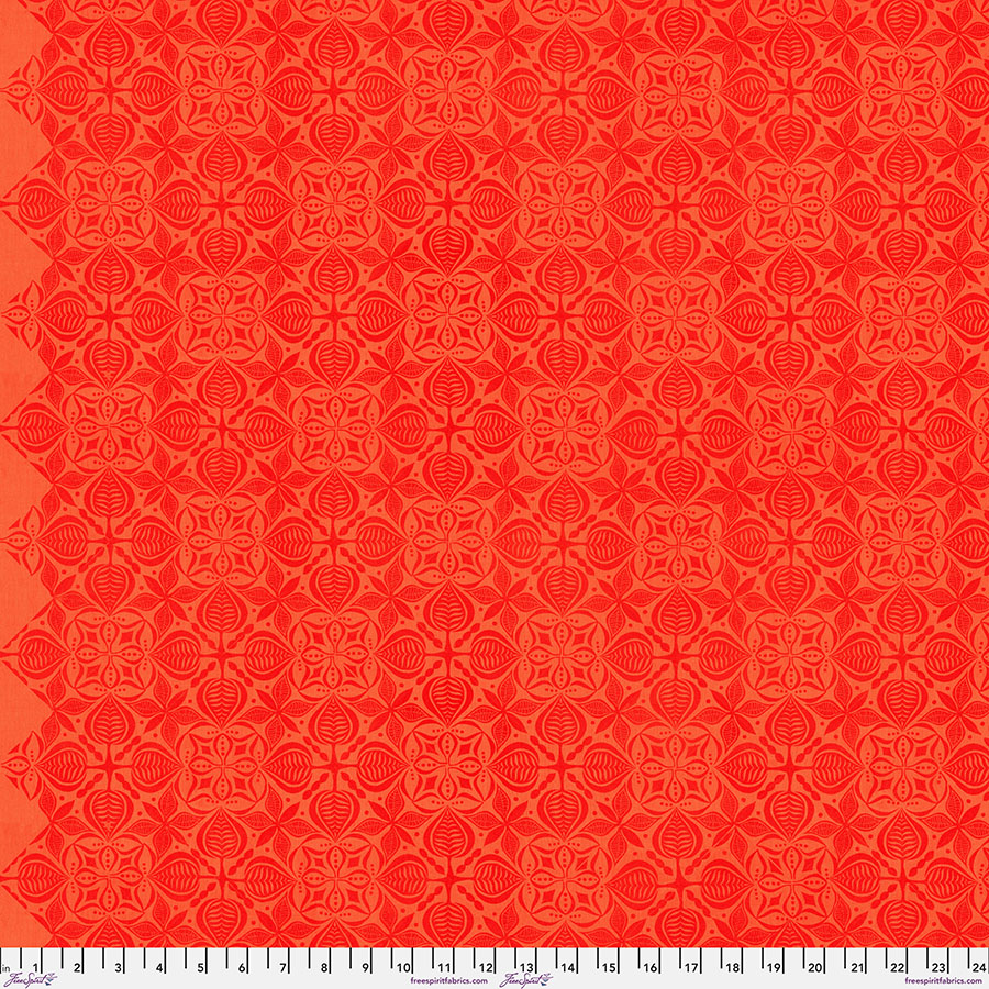 Curious - Tangerine, Grace, Valori Wells, FreeSpirit Fabrics