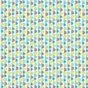 Teal Scalloped Stripe, Garden Cats, Terry Runyan, Benartex Fabrics