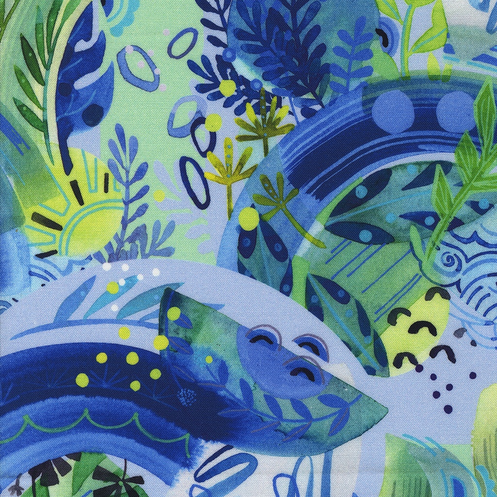 Playgrounds Sky, Rising Geometrics, Amarilys Henderson, Moda Fabrics