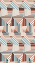 Geometric Abstract, Melrose Mulholland Angel, Moda Fabrics