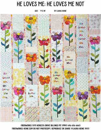 Laser-Cut Kit, He Loves Me He Loves Me Not, by Laura Heine