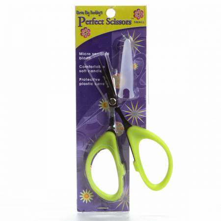 Perfect Scissors Green 4-3/16in Small Micro-Serrated, Karen Kay Buckley