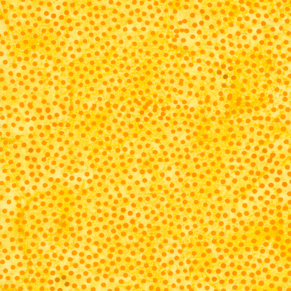 Batik Polka Dots, Yellow & Orange, SeaSide, Island Batik