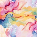 Swirls Watercolor, Hummingbird Bouquet, Shawna Stewart, StudioE Fabrics