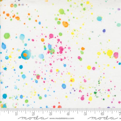 108in Splatter Paint, Gradients Euphoria Rainbow, Moda Fabrics
