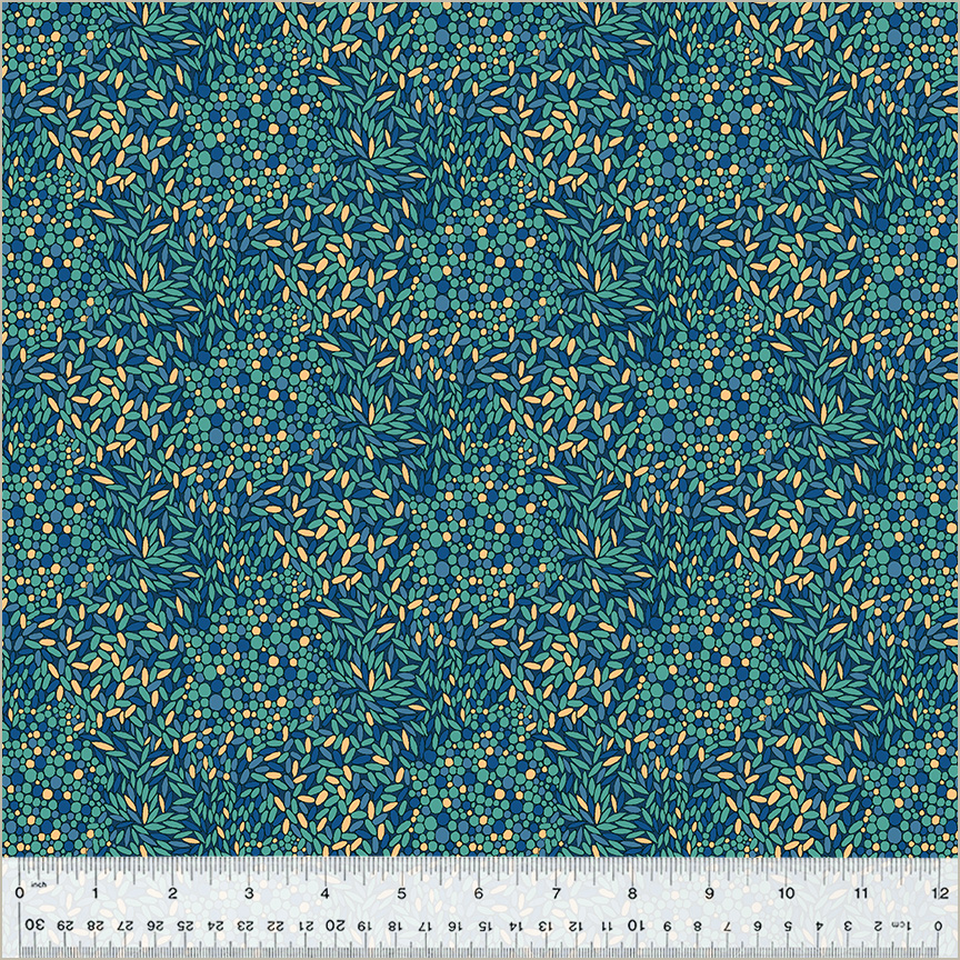 Confetti Blue, Twilight, Sally Kelly, Windham Fabrics