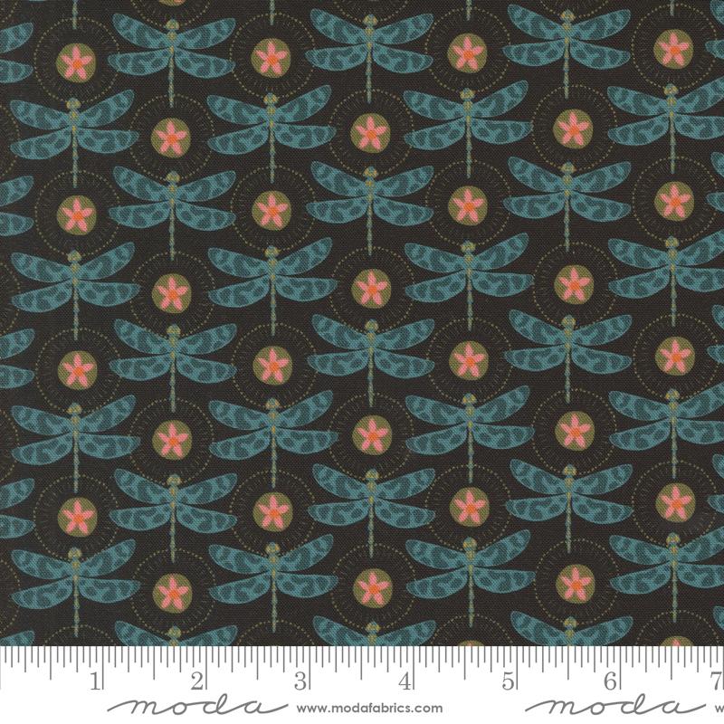 Novelty Dragonflies, Sagewood Aviators Night Sky, 11952 22, Moda Fabrics