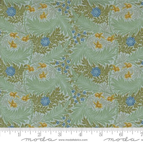 Larkspur Floral, Morris Manor, 8395 15, Barbara Brackman, Moda Fabrics