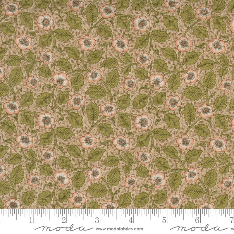 Antipodes Florals, Morris Manor, 8396 11, Barbara Brackman, Moda Fabrics