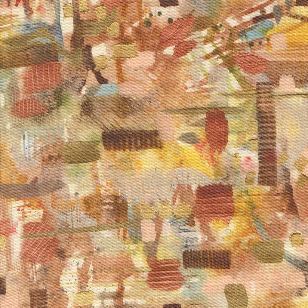 Natures Graffiti, Wanderlust Red Ochre, Create Joy Project, Moda Fabrics