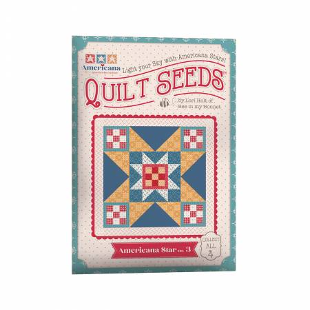 Quilt Seeds Pattern Americana Stars No. 3, Lori Holt, Riley Blake