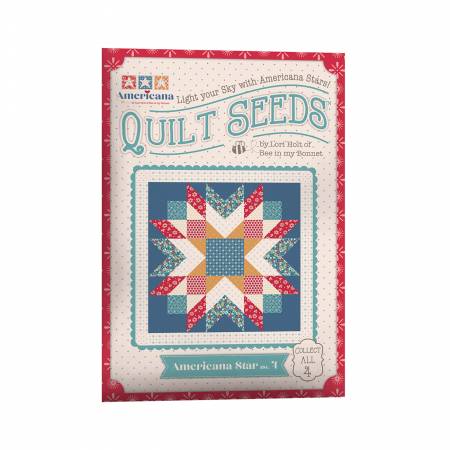 Quilt Seeds Pattern Americana Stars No. 4, Lori Holt, Riley Blake