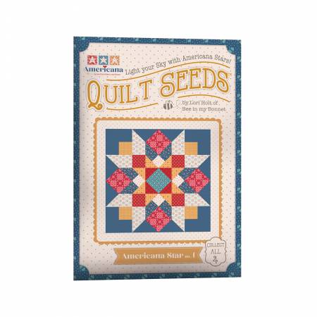 Quilt Seeds Pattern Americana Stars No. 1, Lori Holt, Riley Blake