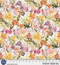 108in Watercolor Floral, Whispering Gardens, P&B Textiles