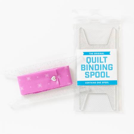 Binding Spool, White Glitter