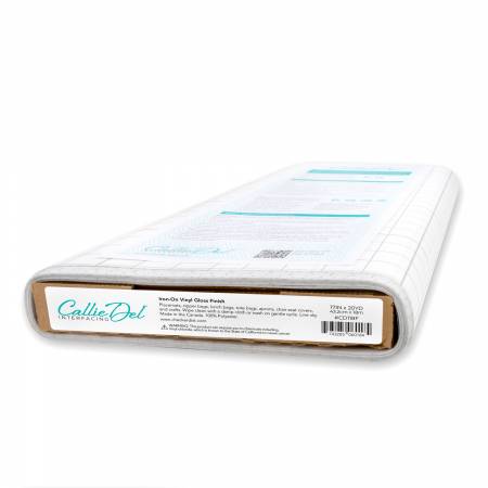 Iron-On Vinyl Gloss Finish 17in x 20yds, Callie Del Interfacing