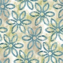 Teal Stecil Loops, Rough Around the Edges, StudioE Fabrics