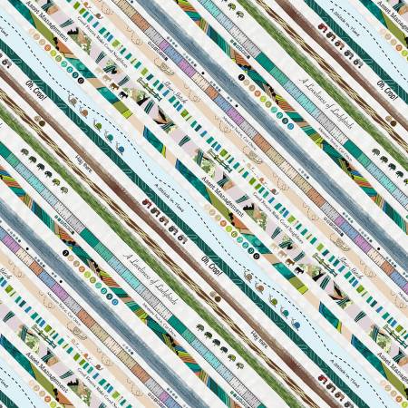 Multi Selvedge Stripe, Neighborhood Association, Timna Tarr, StudioE Fabrics