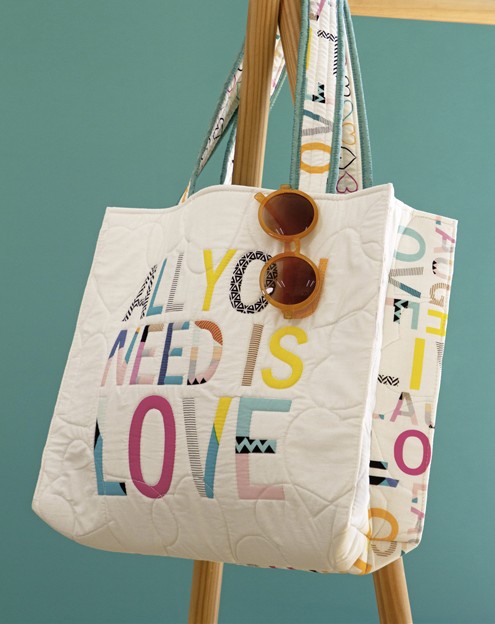 All You Need is Love Kit, Tote Bag, Art Gallery Fabrics