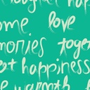 To Live By Joyful, Word Fabric, Caroline Hulse, Art Gallery Fabrics