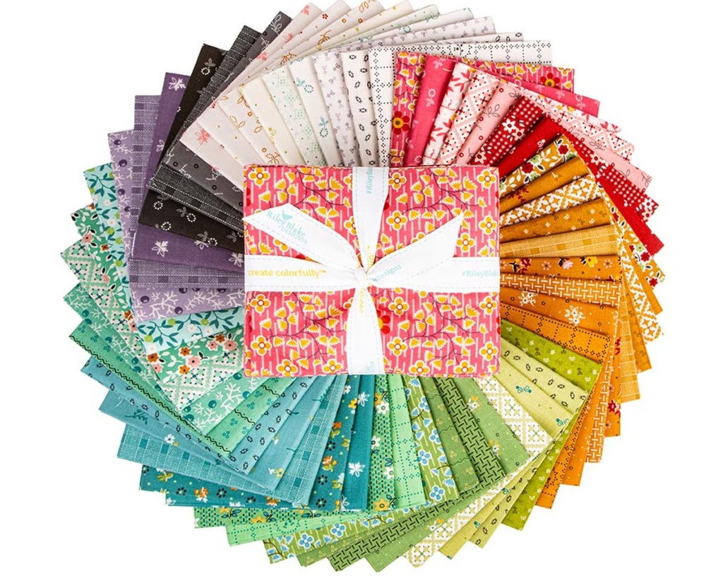 Gentler Times Fat Quarter Bundle, 51pcs, Lori Holt, Riley Blake