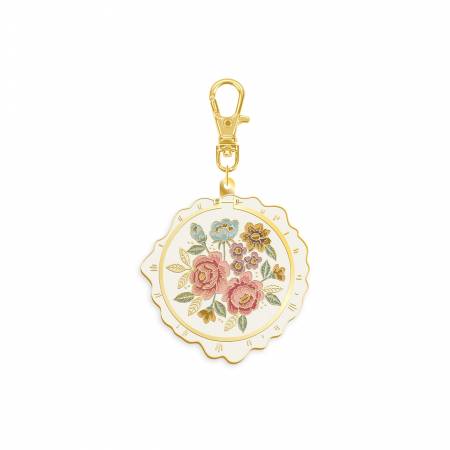 Jane Austen Embroidery Hoop Charm, Riley Blake