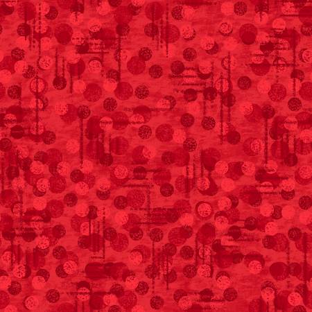 Jot Dot Red, Tonal Texture, Blank Quilting