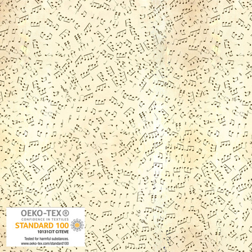 Music Notes, Classically Yours, Stof Fabrics, Blank Quilting