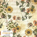 Sheet Music and Flowers, Classically Yours, Stof Fabrics, Blank Quilting
