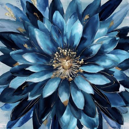 Flower Power Panel, Behind Blue Eyes, Funny Girl, StudioE Fabrics
