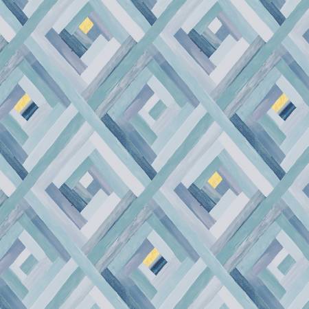 Log Cabin Watercolor - Ice, Behind Blue Eyes, Funny Girl, StudioE