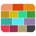 Pop Cloth Fat Quarter 14pcs, Sew Kind of Wonderful, Free Spirit