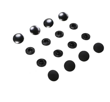 Tool-Free Snaps - Set of Four - Black Metal, byAnnie