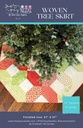 Woven Tree Skirt, Elizabeth Hernandez, The Tipsy Needle