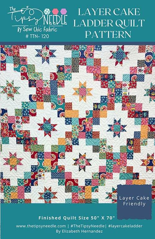 Layer Cake Ladder Quilt, Elizabeth Hernandez, The Tipsy Needle