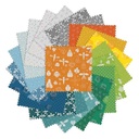 Lucky Bugs 5in Squares (42pcs), Sugaridoo Quilt Studio, Benartex Fabrics