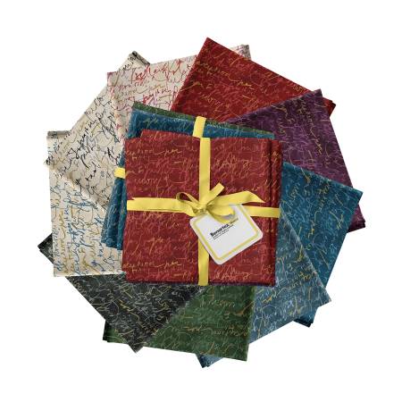 Fluidity Fat Quarter Bundle, 9pcs, Marta Cortese, Benartex Fabrics