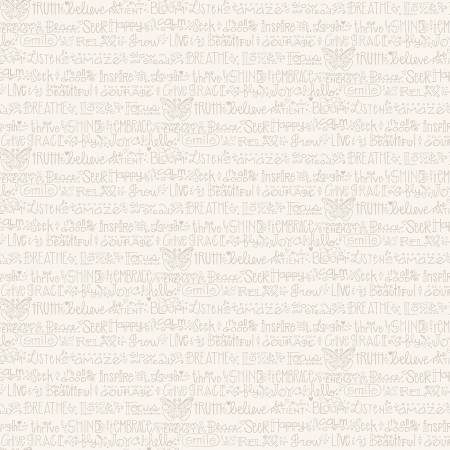 Ivory Affirmations, Sway by Kori Turner Goodhart, Windham Fabrics