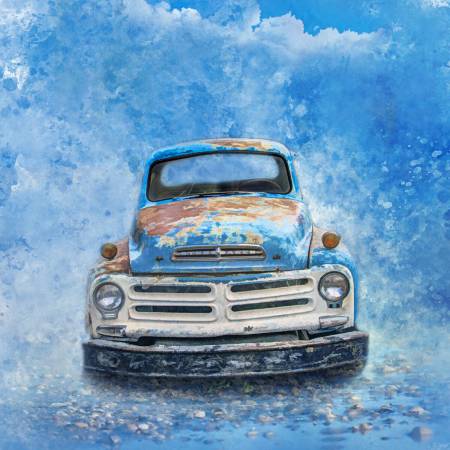 Studebaker Panel 20in x 20in, Focus on Fabric Collection