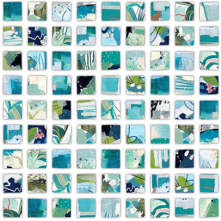 Jade Gallery Wall, Color Me Abstract, Julie Hamilton, StudioE Fabrics