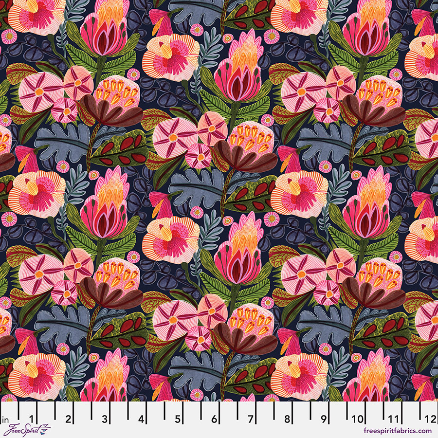 Enchanted Paradise, Paradise Blooms, Kirsten Katz, FreeSpirit Fabrics