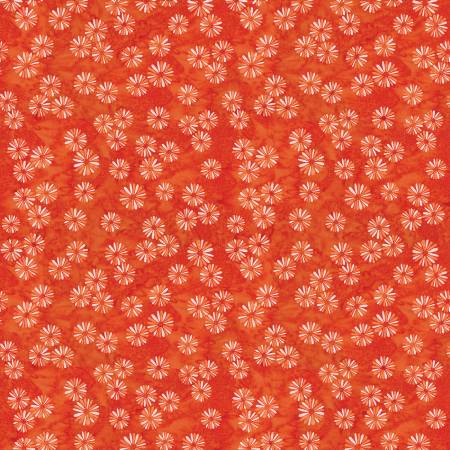 Bali Burst Orange, Bali Effects, Benartex Fabrics